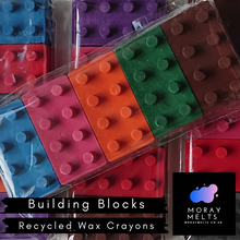 Load image into Gallery viewer, Building Block Shape Recycled Wax Crayons - 5 Pack - Moray Melts