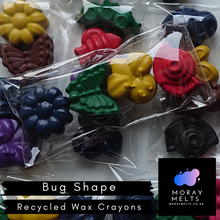 Load image into Gallery viewer, Bug Shape Recycled Wax Crayons - 4 Pack - Moray Melts
