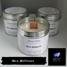 Load image into Gallery viewer, Mrs Millions Scented Candle Tin - 250ml - Moray Melts