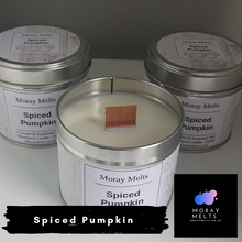 Load image into Gallery viewer, Spiced Pumpkin Scented Candle Tin - 250ml