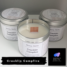 Load image into Gallery viewer, Cracklin Campfire Scented Candle Tin - 250ml