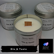 Load image into Gallery viewer, Gin & Tonic Scented Candle Tin - 250ml - Moray Melts