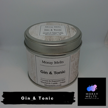 Load image into Gallery viewer, Gin & Tonic Scented Candle Tin - 250ml - Moray Melts