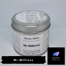 Load image into Gallery viewer, Mr Millions Scented Candle Tin - 250ml - Moray Melts