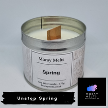 Load image into Gallery viewer, Unstop Spring Scented Candle Tin - 250ml - Moray Melts