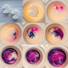 Load image into Gallery viewer, Enchanted Unicorn Wax Melt Mini Rainbow Unicorns - 2 Pack - Moray Melts