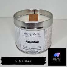 Load image into Gallery viewer, Ultralilac Scented Candle Tin - 250ml