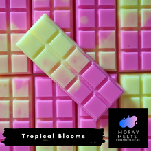 Load image into Gallery viewer, Tropical Blooms Wax Melt Snap Bar -50g