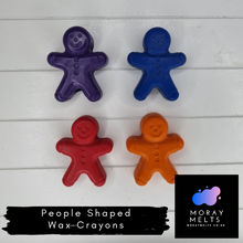 Load image into Gallery viewer, People Shaped Recycled Wax Crayons - 4  Pack