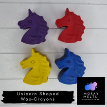 Load image into Gallery viewer, Unicorn Shape Recycled Wax Crayons - 4 Pack