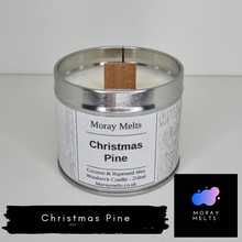 Load image into Gallery viewer, Christmas Pine Scented Candle Tin - 250ml