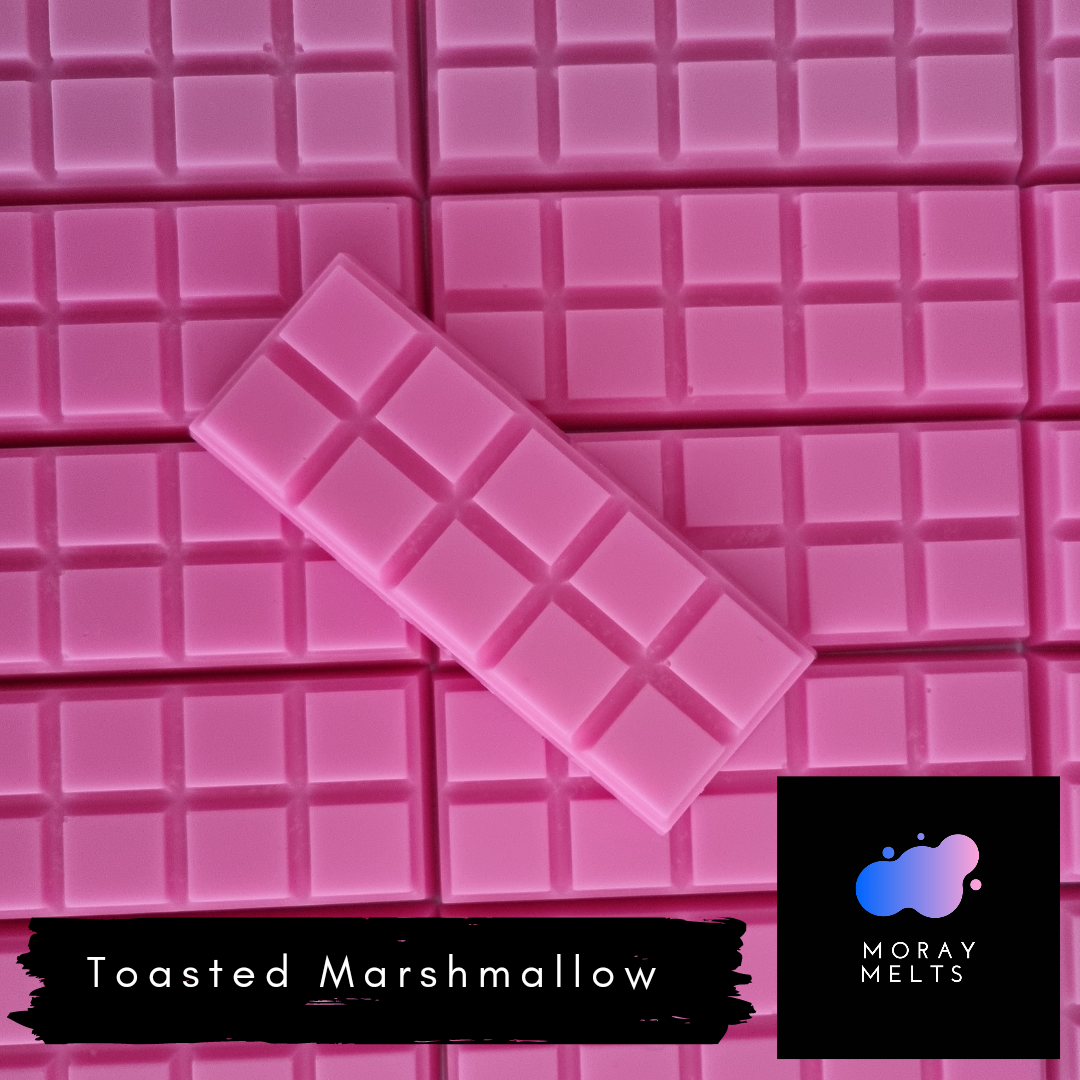 Toasted Marshmallow Wax Melt Snap Bars 50g Moray Melts