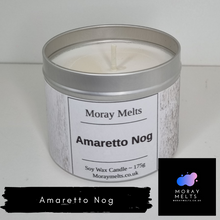 Load image into Gallery viewer, Amaretto Nog Scented Candle Tin - 175g - Moray Melts