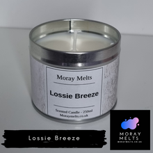 Load image into Gallery viewer, Lossie Breeze  Scented Candle Tin - 250ml - Moray Melts