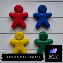 Load image into Gallery viewer, People Shaped Recycled Wax Crayons - 4  Pack