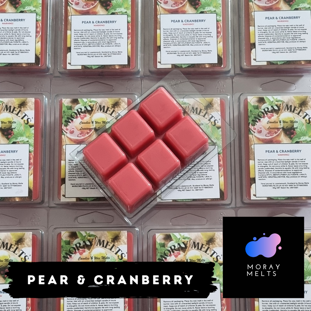 Pear & Cranberry Wax Melt Pack