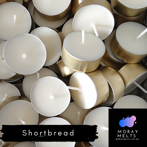 Shortbread Tealight Candle Box of 20 - Moray Melts
