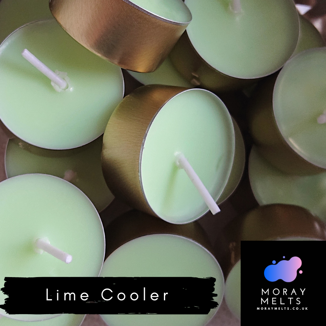 Lime Cooler Tealight Candle Box - Moray Melts