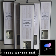 Load image into Gallery viewer, Rosey Wonderland Diffuser Bottle - 140ml Cube - Moray Melts
