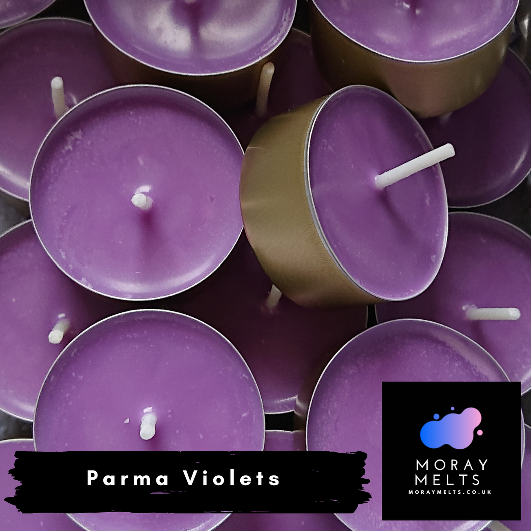 Parma Violets Tealight Candle Box of 20 - Moray Melts