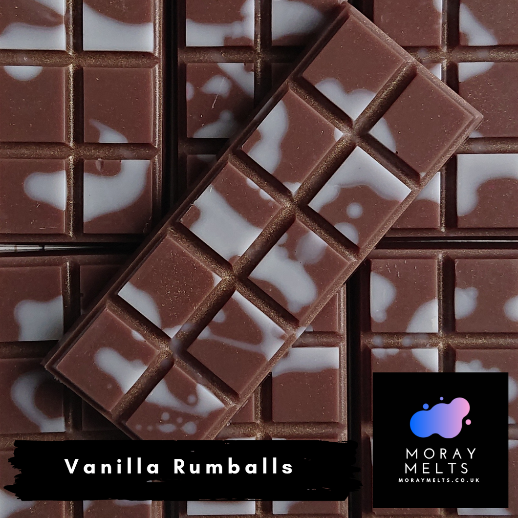 Vanilla Rumballs Wax Melt Snap Bar - 50g - Moray Melts