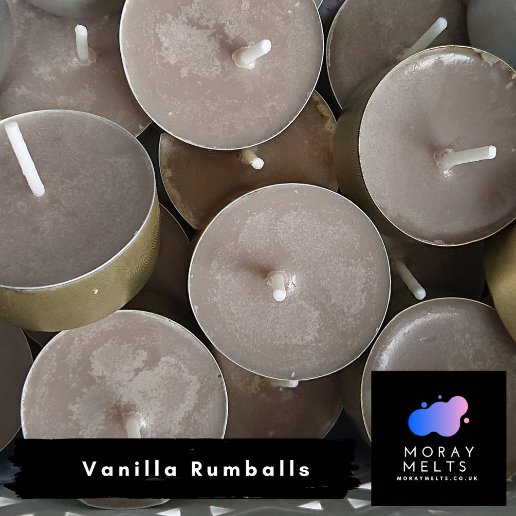 Vanilla Rumballs Tealight Candle Box