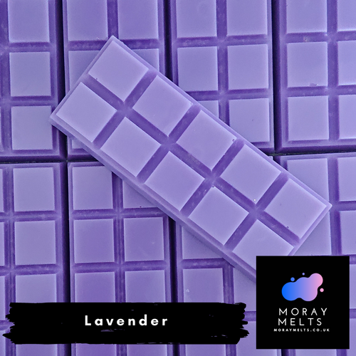 Lavender Wax Melt Snap Bar -25g or 50g - Moray Melts