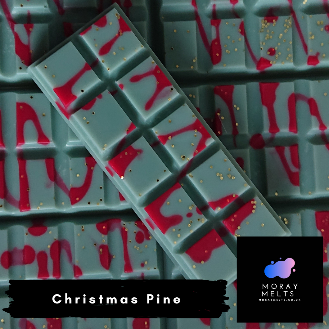 Christmas Pine Wax Melt Snap Bar -25g or 50g - Moray Melts