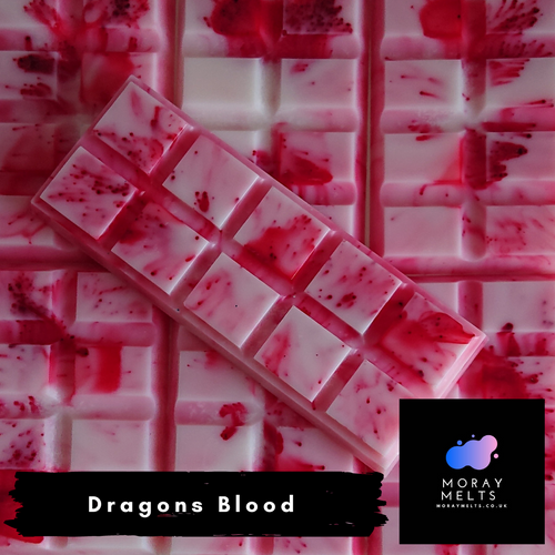 Dragons Blood Wax Melt Snap Bar -25g or 50g - Moray Melts