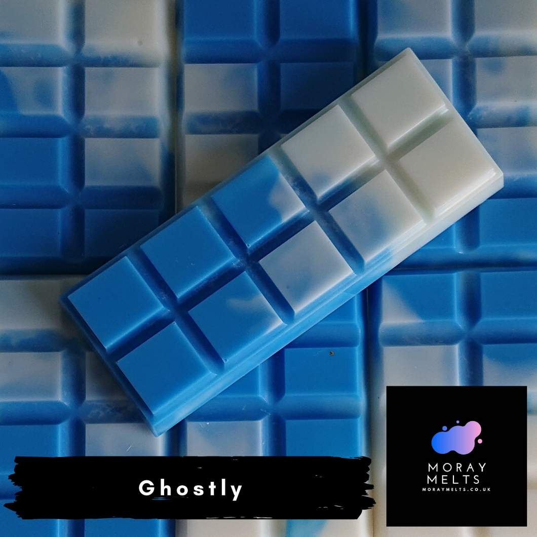 Ghostly Wax Melt Snap Bar -25g or 50g - Moray Melts