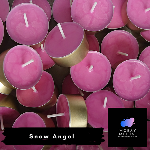 Snow Angel Tealight Candle Box - Qty 9 or 20 - Moray Melts