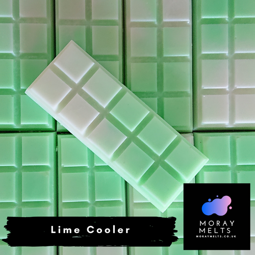 Lime Cooler Wax Melt Snap Bar -25g or 50g - Moray Melts