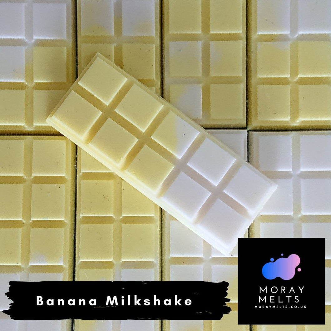Banana Milkshake Wax Melt Snap Bar 50g - Moray Melts