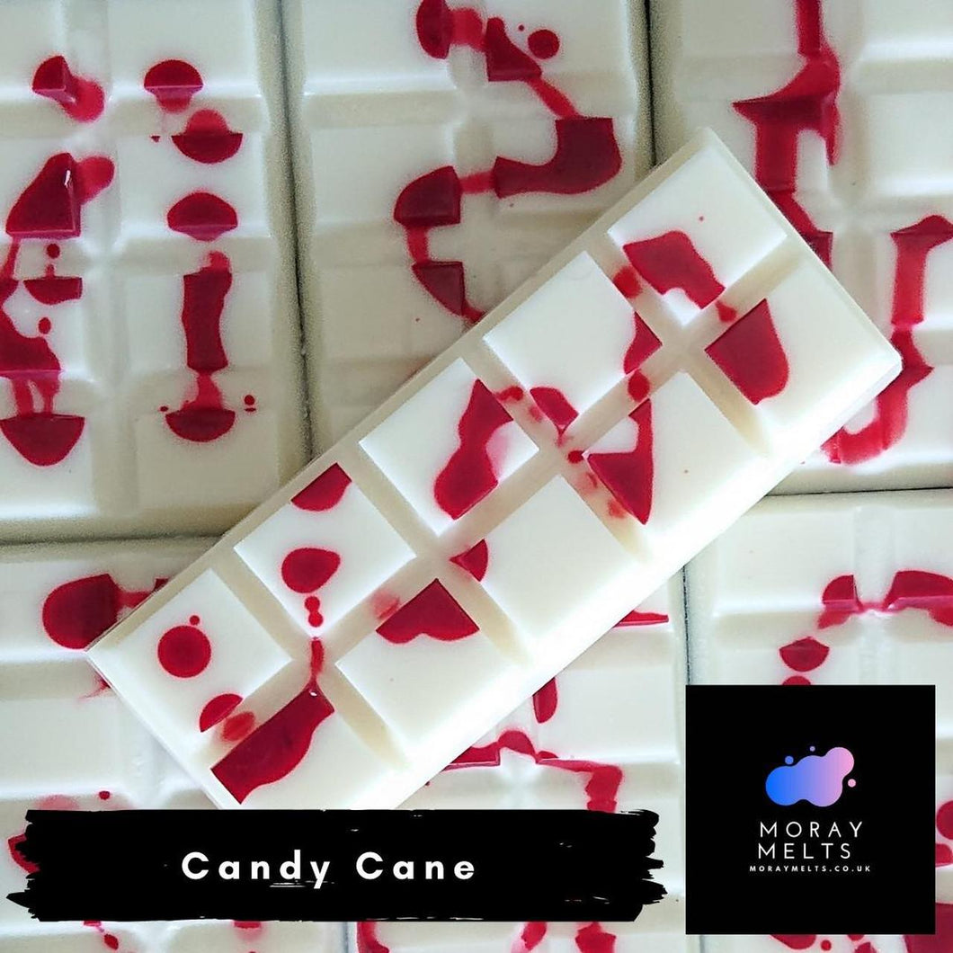 Candy Cane Wax Melt Snap Bar - 50g