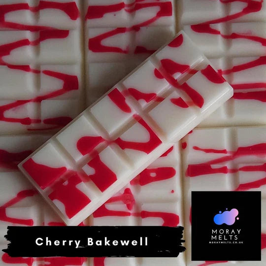 Cherry Bakewell Wax Melt Snap Bars QTY 6 per pack - WHOLESALE ONLY