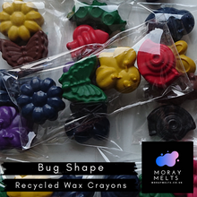 Load image into Gallery viewer, Bug Shape Recycled Wax Crayons - 4 Pack - Moray Melts
