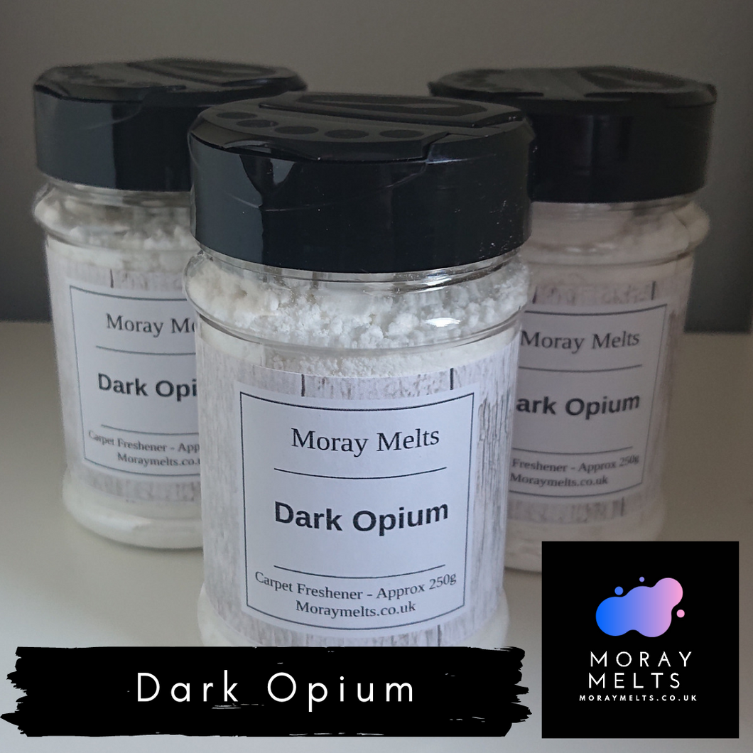 Dark Opium - Carpet Freshener Shaker/Refill Pouch - Moray Melts