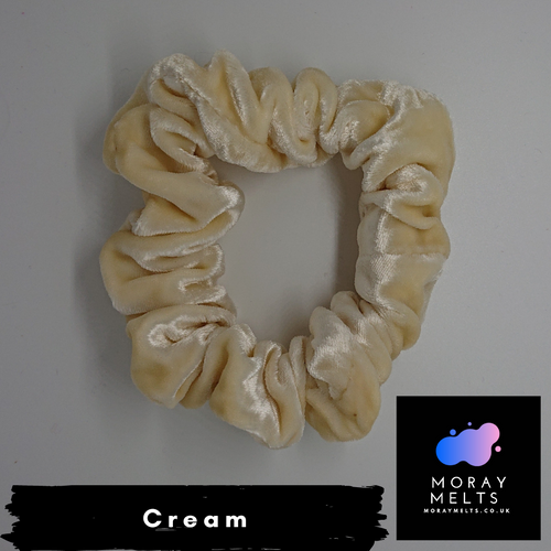 Cream Hair Scrunchie - Moray Melts