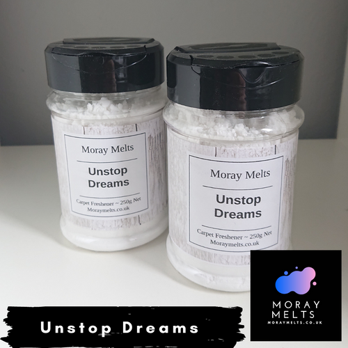 Unstop Dreams - Carpet Freshener Shaker/Refill Pouch - Moray Melts