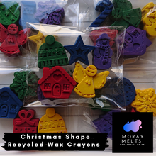 Load image into Gallery viewer, Christmas Shape Recycled Wax Crayons - 5 Pack
