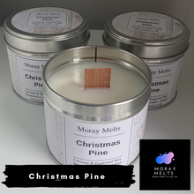 Load image into Gallery viewer, Christmas Pine Scented Candle Tin - 250ml
