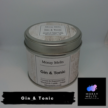 Load image into Gallery viewer, Gin &amp; Tonic Scented Candle Tin - 250ml - Moray Melts
