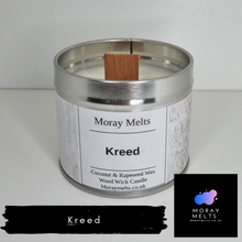 Load image into Gallery viewer, Kreed Wood Wick Candle Tin - 250ML - Moray Melts
