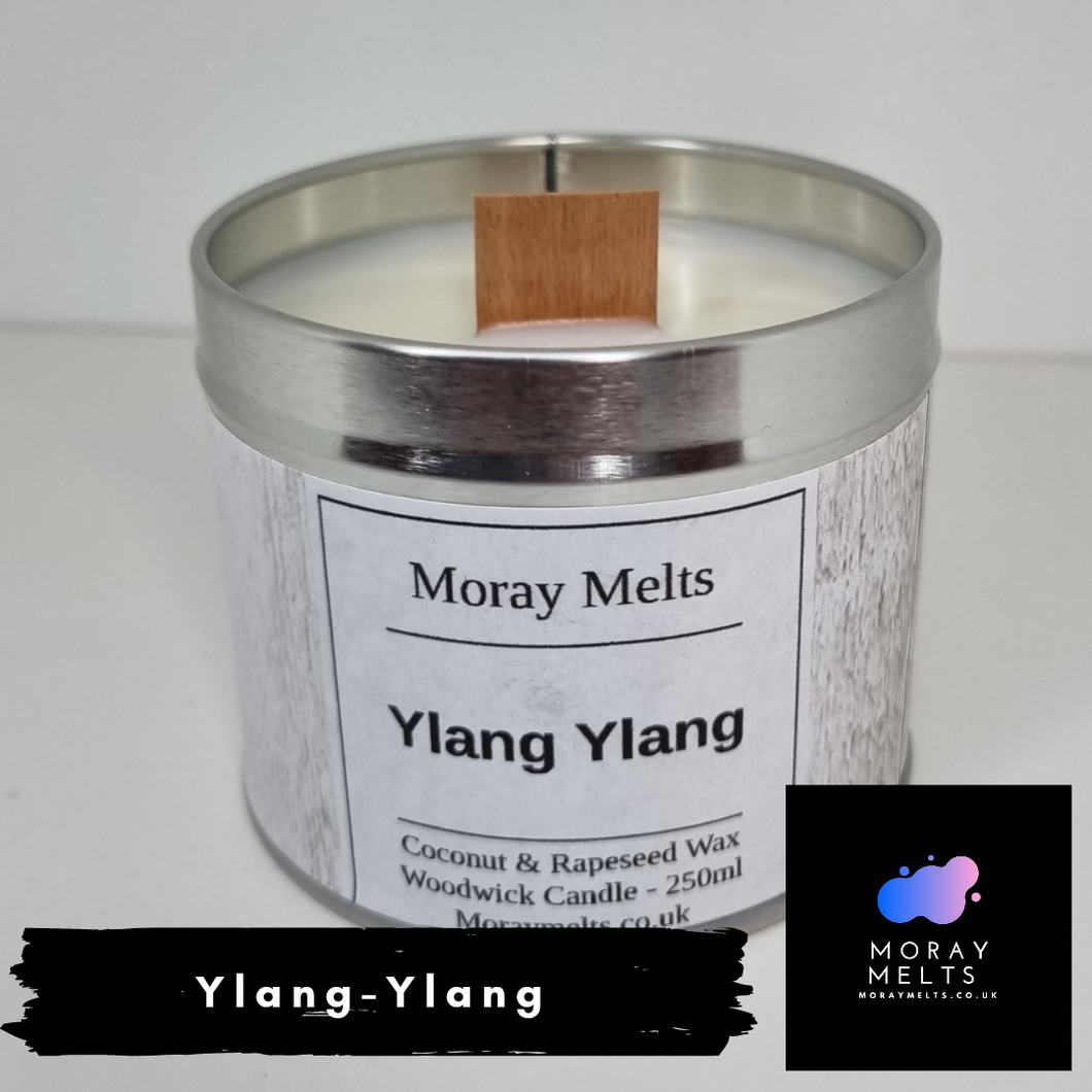 Ylang Ylang Scented Candle Tin - 250ml
