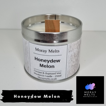 Load image into Gallery viewer, Honeydew Melon Scented Candle Tin - 250ml
