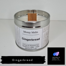 Load image into Gallery viewer, Gingerbread Scented Candle Tin - 250ml
