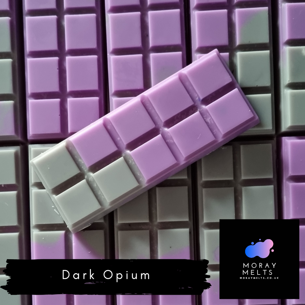 Dark Opium Wax Melt Snap Bar - 50g - Moray Melts