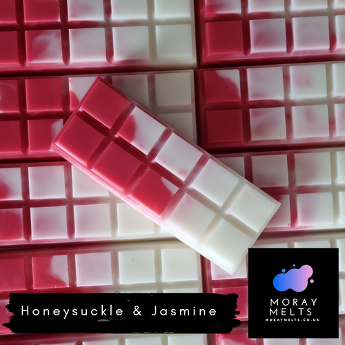 Honeysuckle & Jasmine Wax Melt Snap Bar - 50g - Moray Melts
