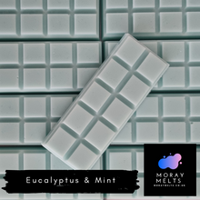 Load image into Gallery viewer, Eucalyptus &amp; Mint Wax Melt Snap Bar -50g - Moray Melts
