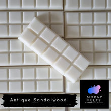 Load image into Gallery viewer, Antique Sandalwood Wax Melt Snap Bars QTY 6 per pack - WHOLESALE ONLY
